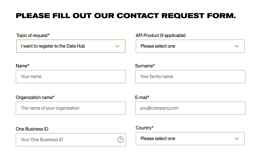 picture of the contact form