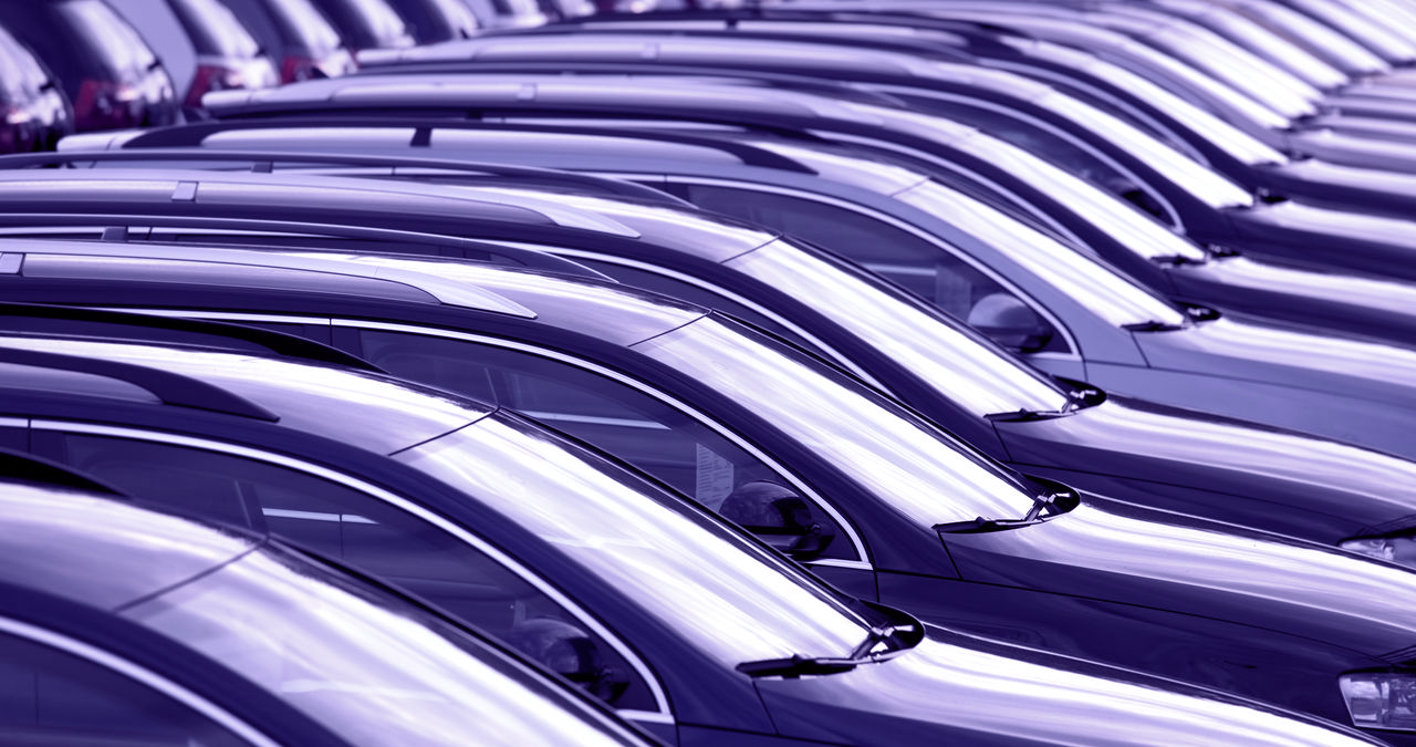 Row of cars